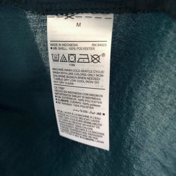 NWT Satin Teal Green Boho Shirred Boho Top Blouse - Picture 4 of 6